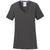 Port & Company Women's Charcoal Performance Blend V-Neck Tee