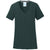 Port & Company Women's Dark Green Performance Blend V-Neck Tee