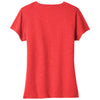 Port & Company Women's Bright Red Heather Fan Favorite Blend V-Neck Tee