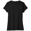 Port & Company Women's Jet Black Fan Favorite Blend V-Neck Tee