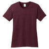 Port & Company Women's Athletic Maroon Core Cotton Tee