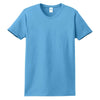 Port & Company Women's Aquatic Blue Essential Tee