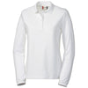 Clique Women's White Long Sleeve Elmira Polo