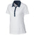 Clique Women's White/Navy Parma Colorblock Polo