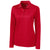 Clique Women's Cardinal Red Long Sleeve Ice Pique Polo