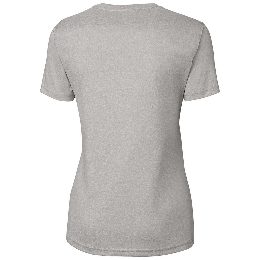 Clique Women's Light Grey Heather Charge Active Tee