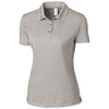 Clique Women's Light Grey Heather Charge Active Polo