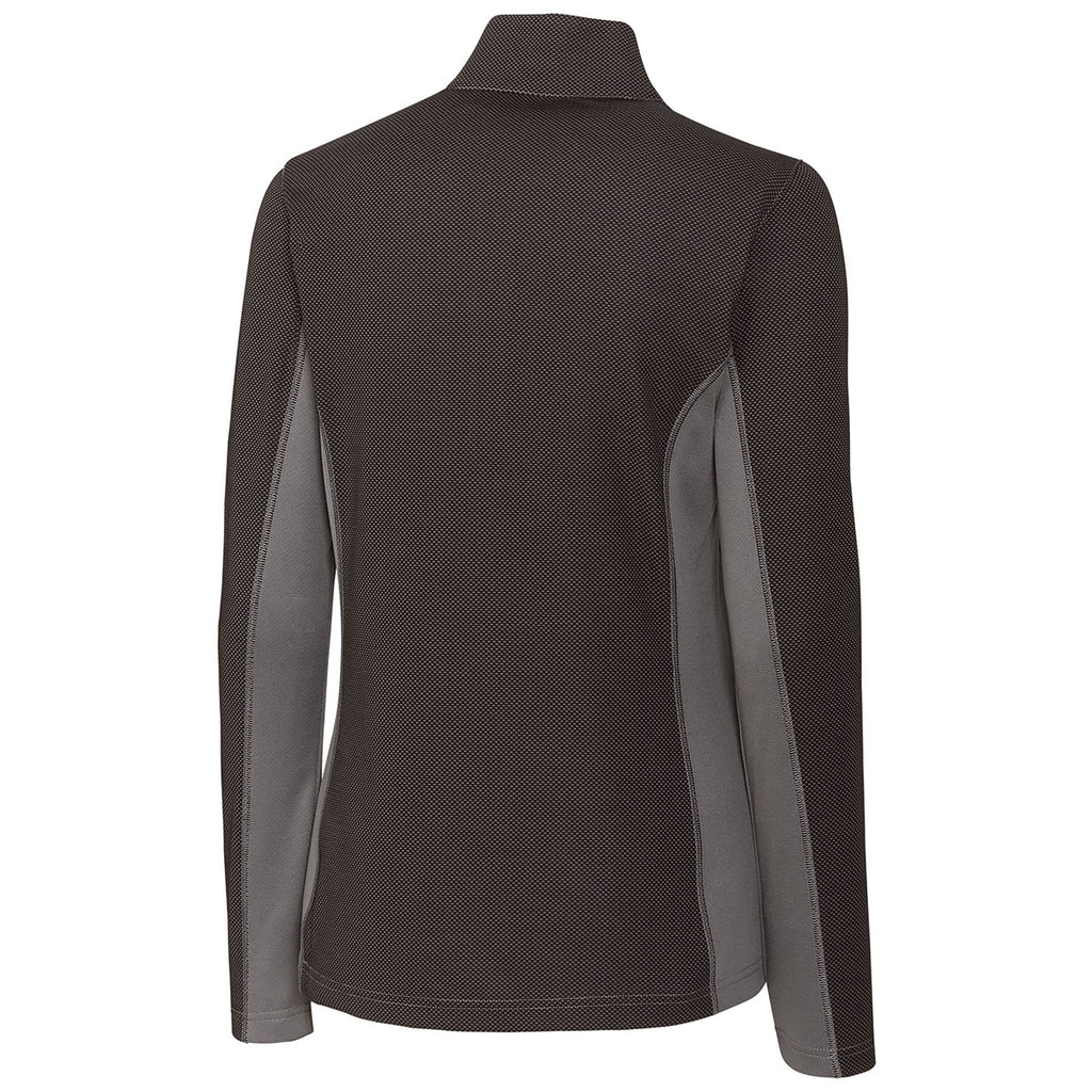 Clique Women's Black Ice Colorblock Half Zip