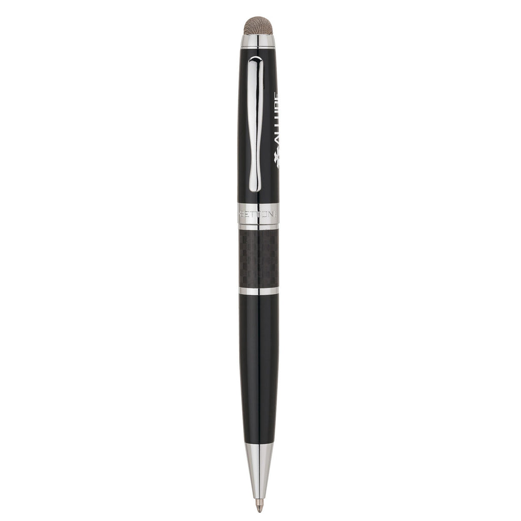 Bettoni Black Caserta Ballpoint Pen & Stylus