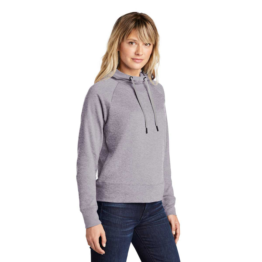 Sport-Tek Women's Heather Grey Lightweight French Terry Pullover Hoodie