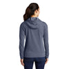 Sport-Tek Women's True Navy Heather PosiCharge Tri-Blend Wicking Fleece Full-Zip