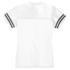 Sport-Tek Women's White/ Black PosiCharge Replica Jersey