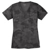 Sport-Tek Women's Iron Grey CamoHex V-Neck Tee