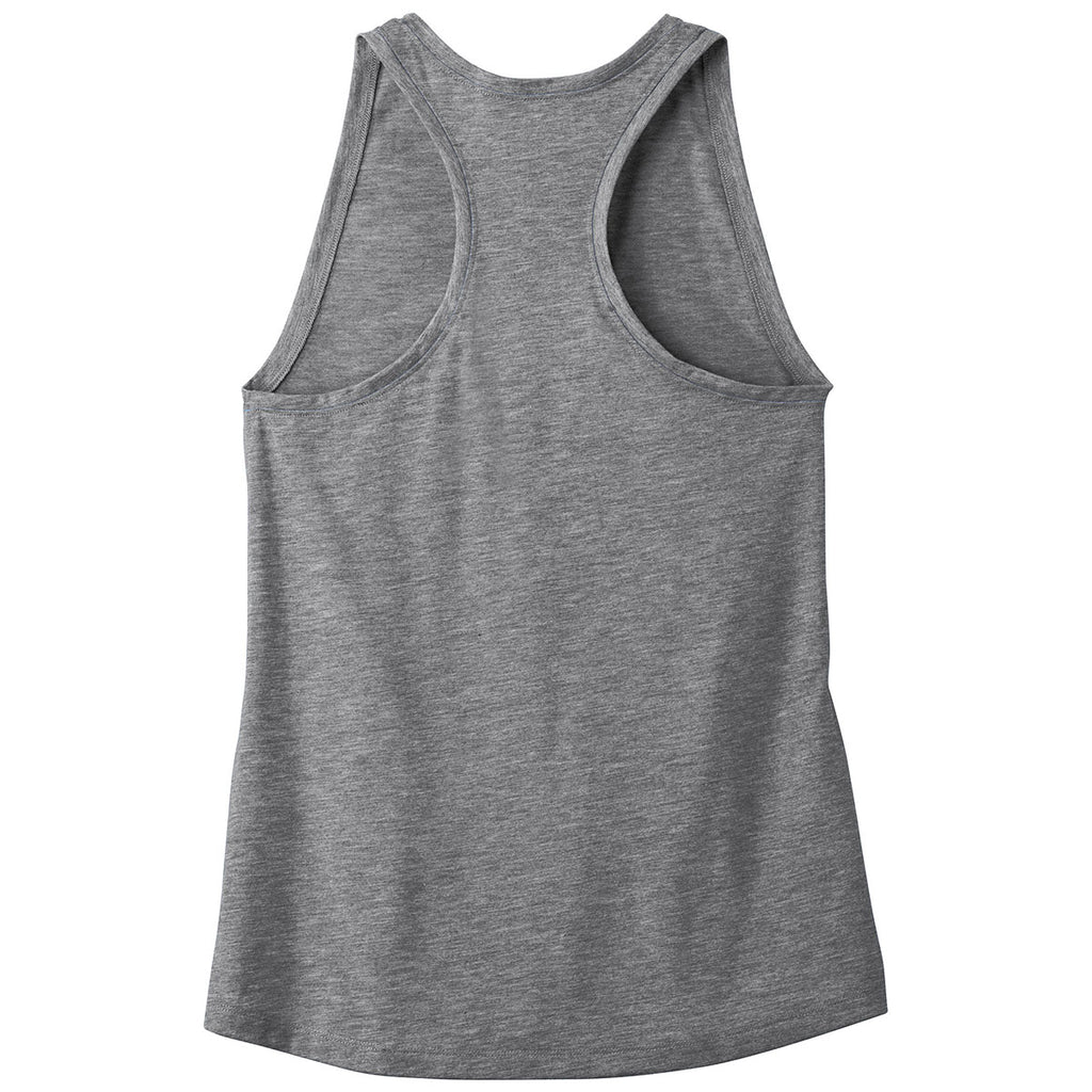 Sport-Tek Women's Dark Grey Heather PosiCharge Tri-Blend Wicking Tank