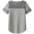 Sport-Tek Women's Dark Grey Heather/Light Grey Heather PosiCharge Tri-Blend Wicking Fan Tee