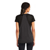 Sport-Tek Women's Black Heather/Black Endeavor Short Sleeve Tee