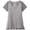 Sport-Tek Women's Light Grey Heather/Light Grey Endeavor Short Sleeve Tee