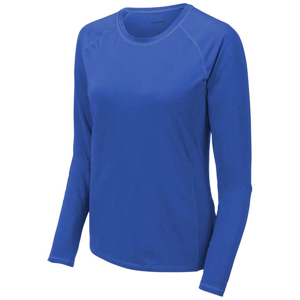 Sport-Tek Women's True Royal Long Sleeve Rashguard Tee