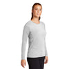 Sport-Tek Women's White Long Sleeve Rashguard Tee