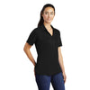 Sport-Tek Women's Black Posi-UV Pro Polo