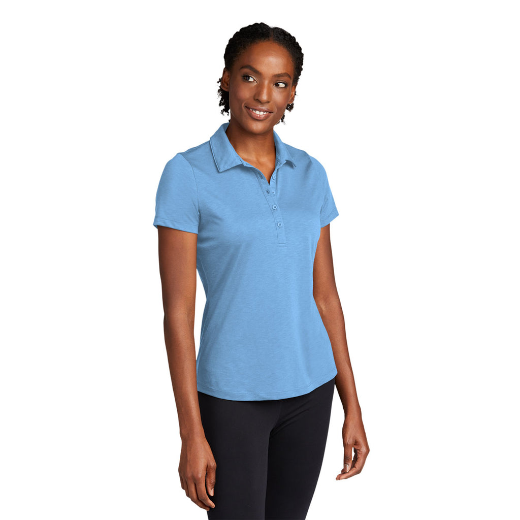 Sport-Tek Women's Carolina Blue PosiCharge Strive Polo