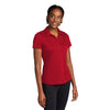 Sport-Tek Women's Deep Red PosiCharge Strive Polo