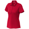 Sport-Tek Women's Deep Red PosiCharge Strive Polo