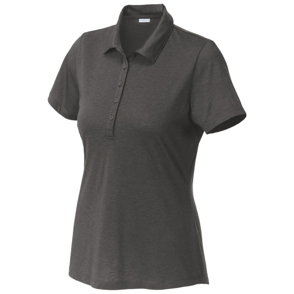 Sport-Tek Women's Graphite PosiCharge Strive Polo