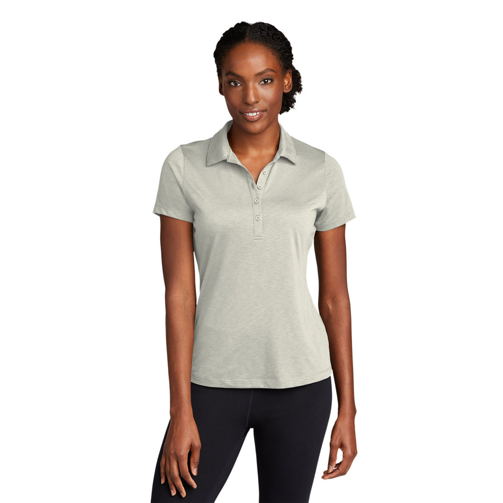 Sport-Tek Women's Silver PosiCharge Strive Polo