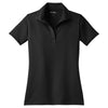 Sport-Tek Women's Black Micropique Sport-Wick Polo