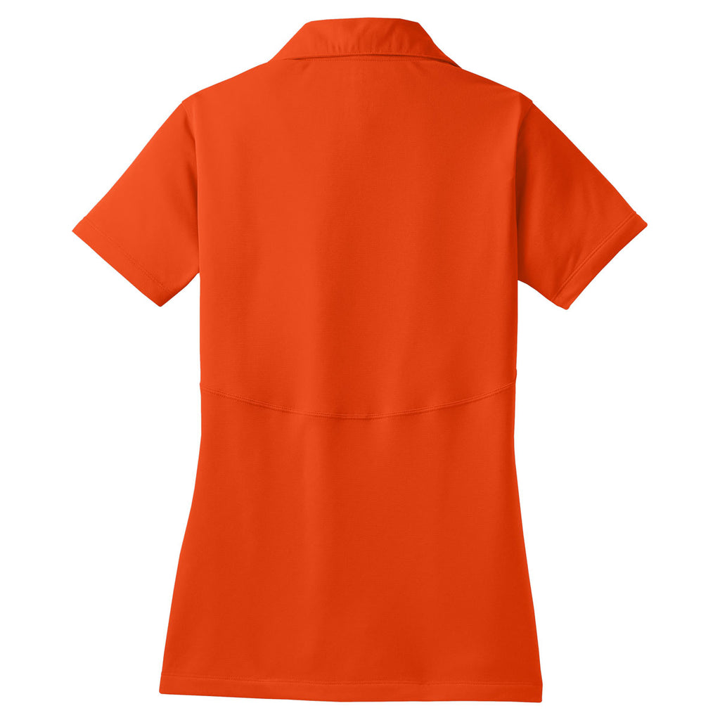 Sport-Tek Women's Deep Orange Micropique Sport-Wick Polo