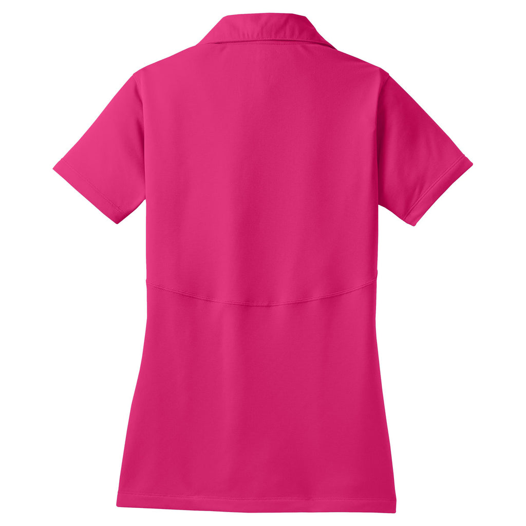 Sport-Tek Women's Pink Raspberry Micropique Sport-Wick Polo