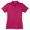 Sport-Tek Women's Pink Raspberry Heather Contender Polo