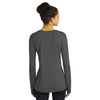 Sport-Tek Women's Graphite Heather Exchange 1.5 Long Sleeve Crew