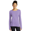 Sport-Tek Women's Hyacinth Heather Exchange 1.5 Long Sleeve Crew