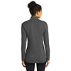 Sport-Tek Women's Graphite Heather Exchange 1.5 Long Sleeve Half Zip