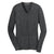 Port Authority Women's Charcoal Heather V-Neck Sweater