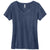 Volunteer Knitwear Women's Heather Navy Daily V-Neck Tee