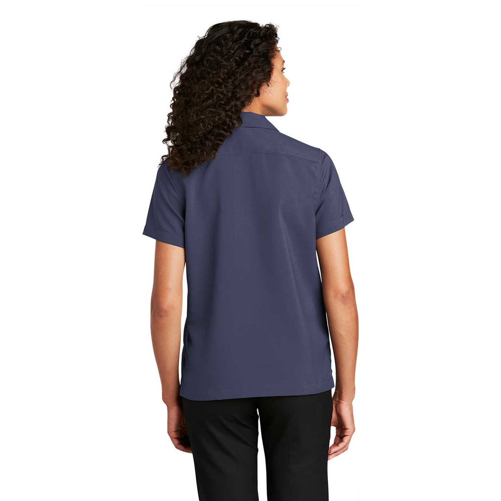 Port Authority Women's True Navy Short Sleeve Performance Staff Shirt