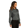 Port Authority Women's Storm Grey Long Sleeve SuperPro React