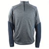 Rally Under Armour Men's Graphite Corporate Hybrid Quarter Zip