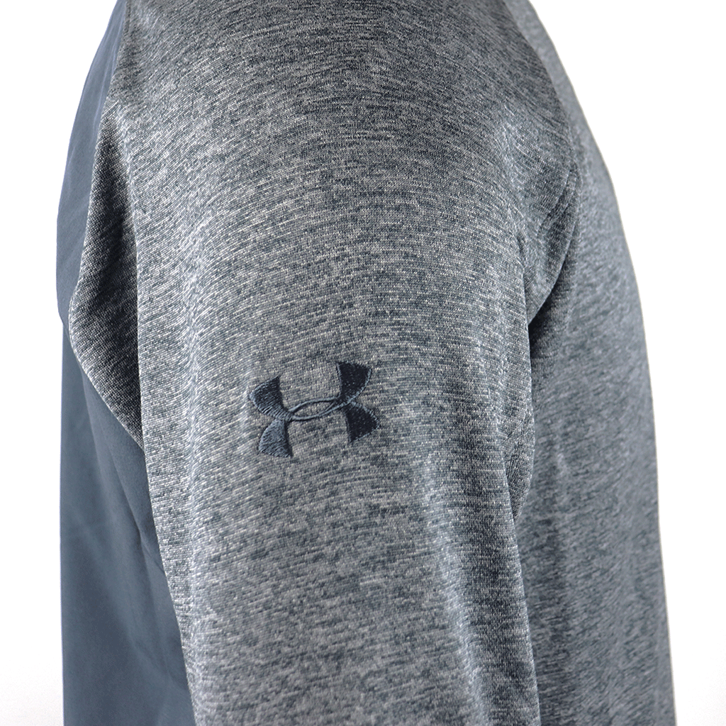 Rally Under Armour Men's Graphite Corporate Hybrid Quarter Zip