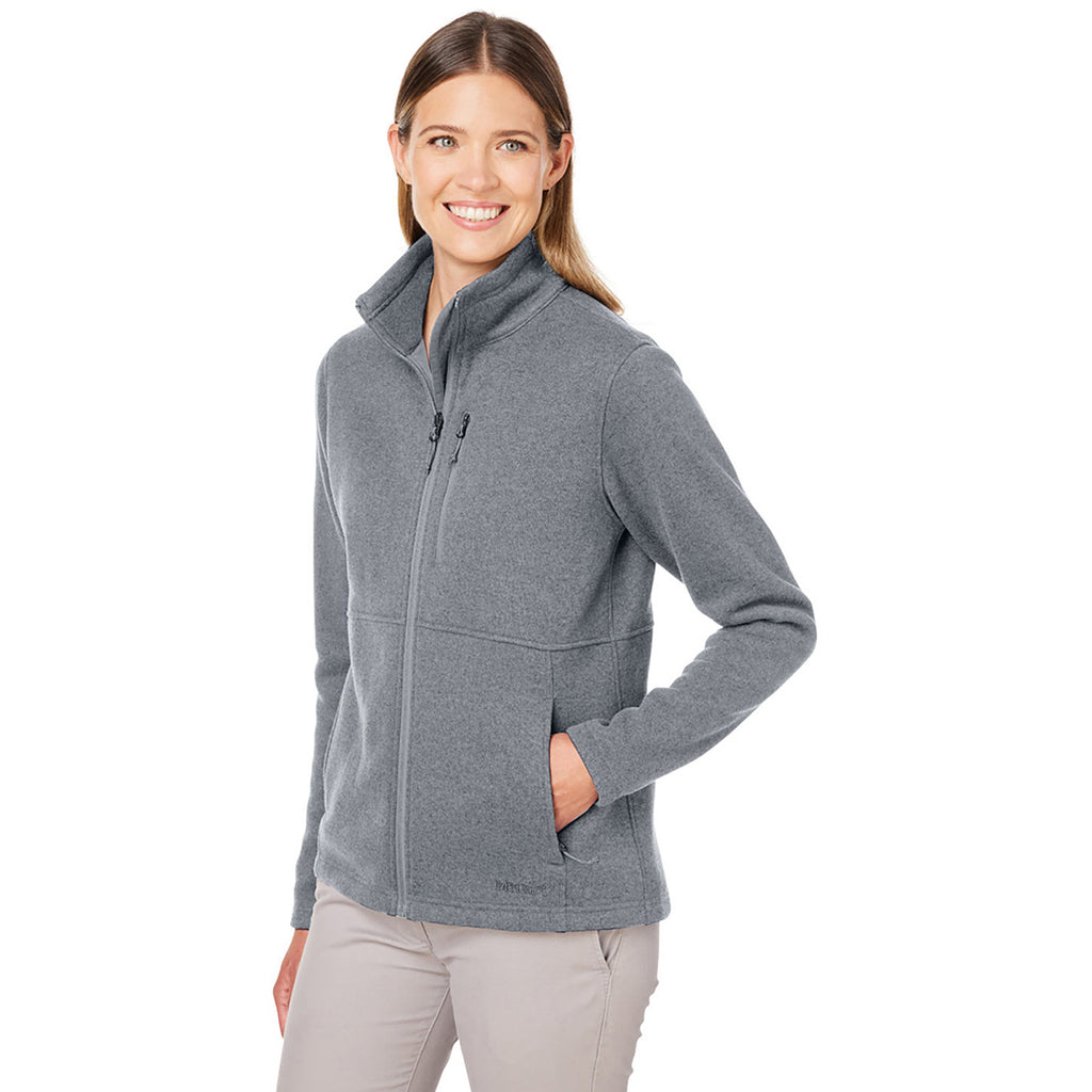 Marmot Women's Steel Onyx Dropline Sweater Fleece Jacket