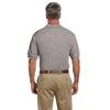 Harriton Men's Grey Heather 5 oz. Blend-Tek Polo