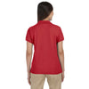 Harriton Women's Red 5 oz. Blend-Tek Polo