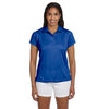 Harriton Women's True Royal 4 oz. Polytech Polo