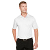 Harriton Men's White Advantage Snag Protection Plus Polo