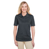 Harriton Women's Dark Charcoal Advantage Snag Protection Plus Polo