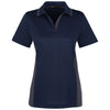 Harriton Women's Dark Navy/ Dark Charcoal Flash Snag Protection Plus Colorblock Polo