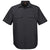 Harriton Men's Black Key West Short-Sleeve Performance Staff Shirt